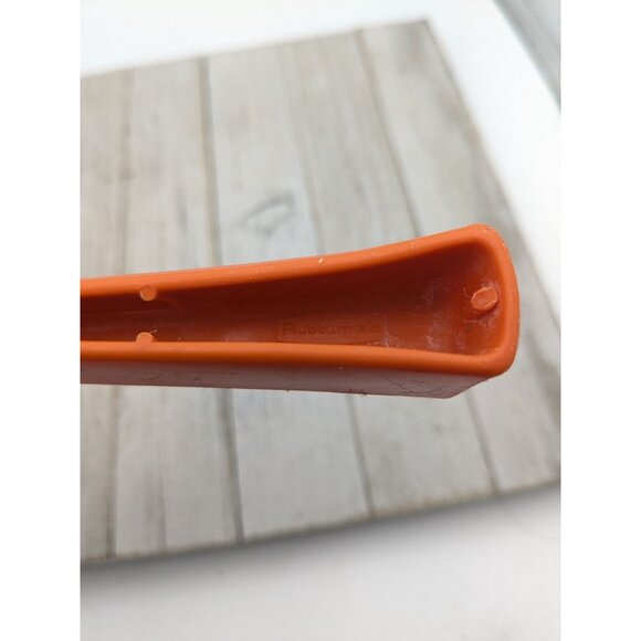 Vintage Rubbermaid 1910 Orange Plastic Ice Cream Scoop 7 1/2" #3 - Picture 7 of 8